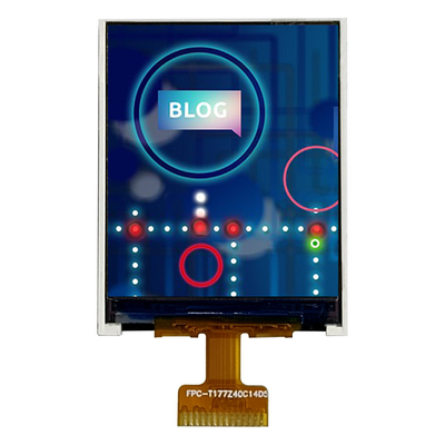 1.77' TFT LCD ディスプレイ SPI インターフェース W/反光面, 128x160,タッチスクリーンオプション