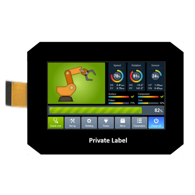 PCAP TFT ディスプレイ 4.3 インチ 中国 TFT グラフィック LCD ディスプレイ 480*272 IPS RGB 40ピン