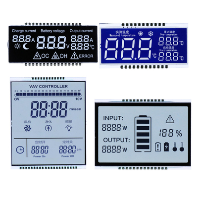 カスタム OEM セグメント LCD ディスプレイ パネル TN STN HTN VA FSTN 反射