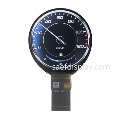 自動車用2.8インチTFTディスプレイ SPI+RGBインターフェイス 480*480 丸い円形LCD画面