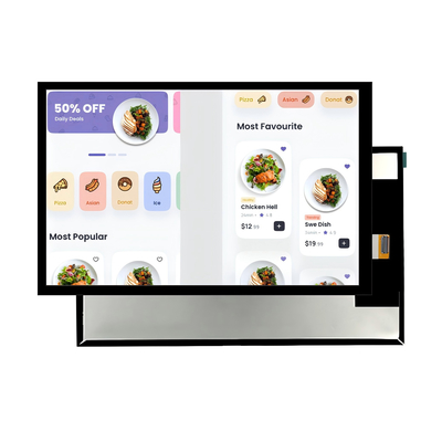 産業用10.1インチ 800x1280 LVDS TFTディスプレイ、PCAPタッチ付き (SFTO1010YX-7239BCT) - IPS、広温度範囲、RoHS/REACH