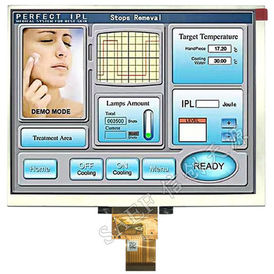 8インチ TFT LCD ディスプレイ モジュール IPS 全視角 1024x768 LVDS インターフェース