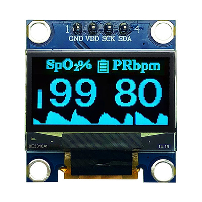 0.96インチ OLED モジュール 12864 COG PCB 4ピン SPI I2C 医療機器用