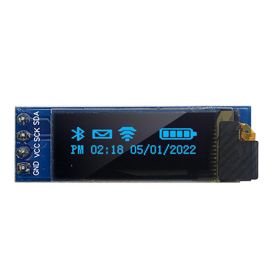 3V 5V 128x32 OLEDの表示モジュールSSD1306運転者が付いている0.91インチ4ピンIC